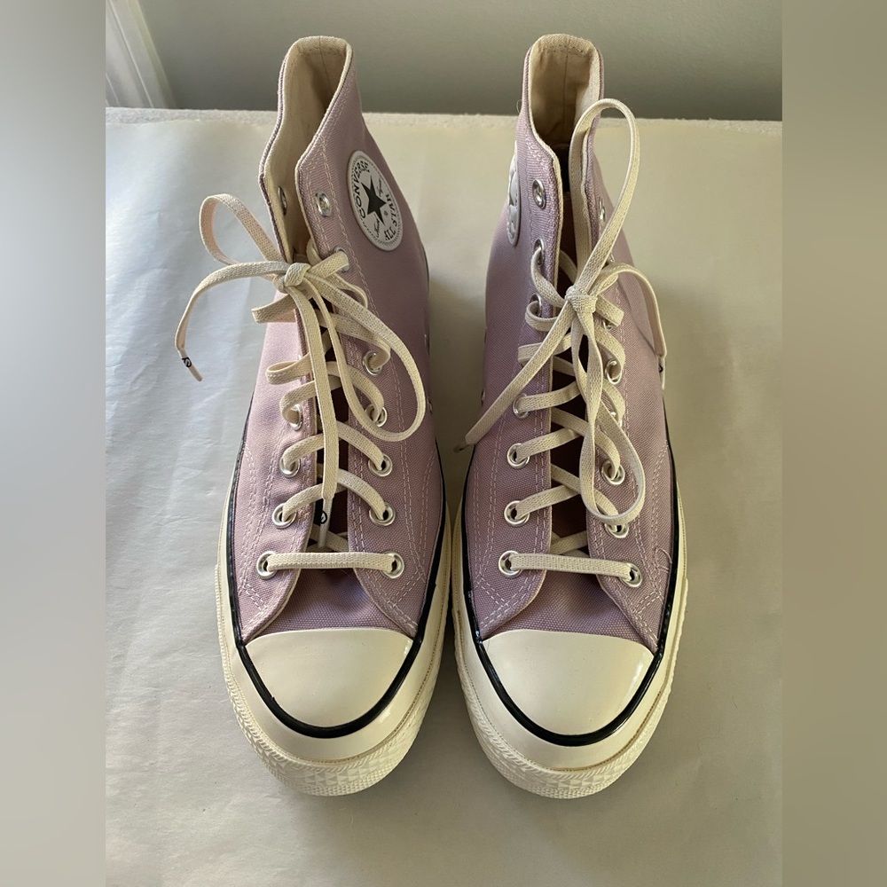 Converse Men’s High-Top Sneakers - lavender color